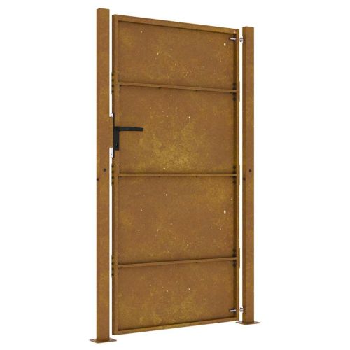 Градинска порта 100x200 см, кортенова стомана