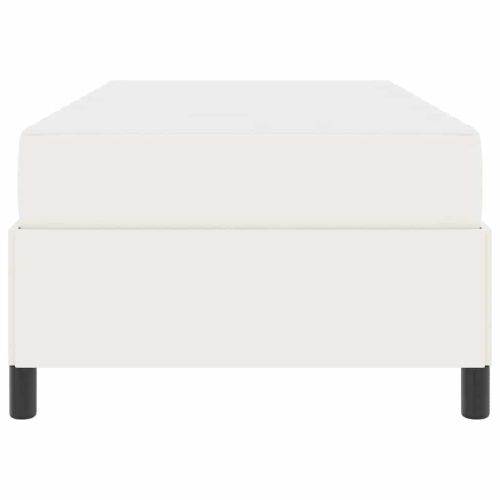 Рамка за легло с матрак Крем 90 x 200 cm текстил