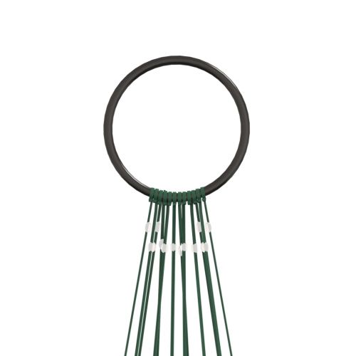 Коледна елха на флагщок, студено бяло, 732 LED, 500 см