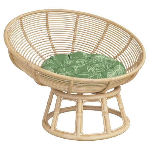 Кръгла възглавница на листа Ø 60 x11 см Оксфорд плат