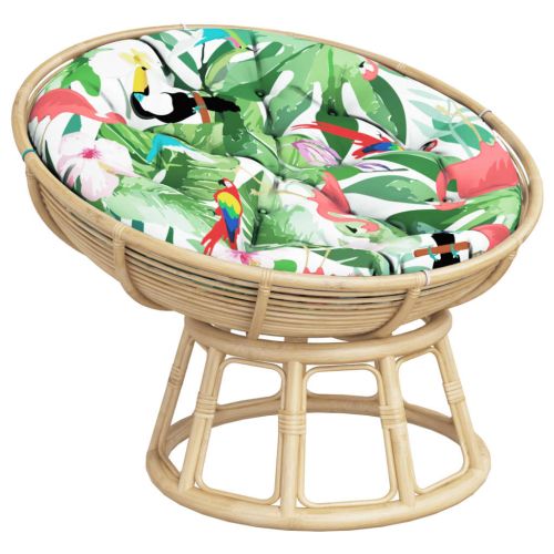 Кръгла възглавница многоцветна Ø 100 x11 см Оксфорд плат