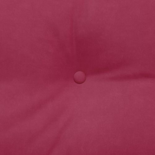 Възглавница за гръб Виненочервен 140 x 24 x 50 см Кадифе