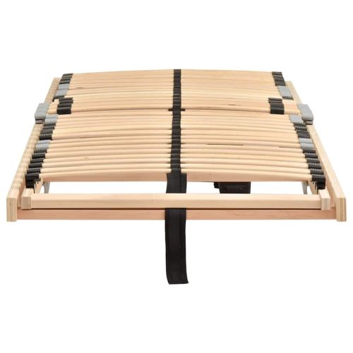 Ламелна подматрачна рамка Кафяво 100 x 190 cm Солидно бук