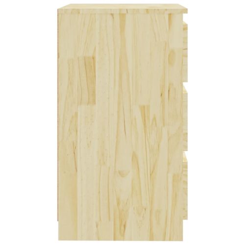 Нощно шкафче, 60x36x64 см, бор масив