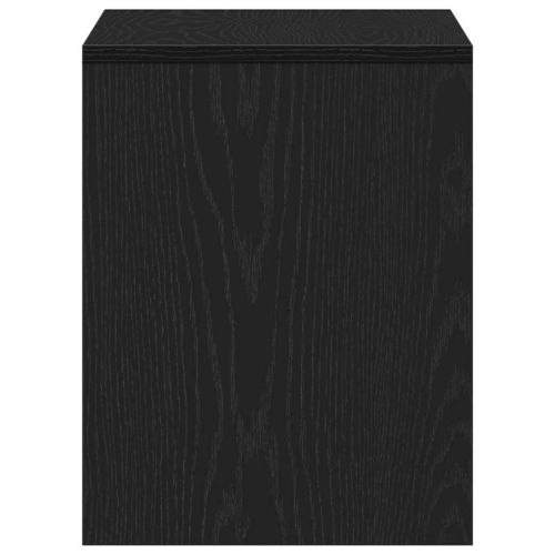 Тоалетна табуретка Черен дъб 70 x 35 x 45 см Инженерно дърво