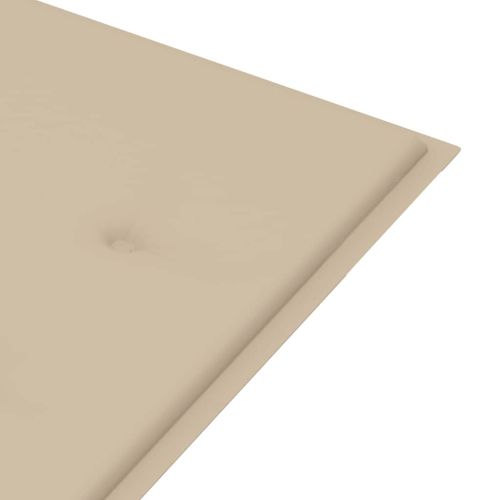 Градинска пейка с възглавница, 120 cм, акация масив