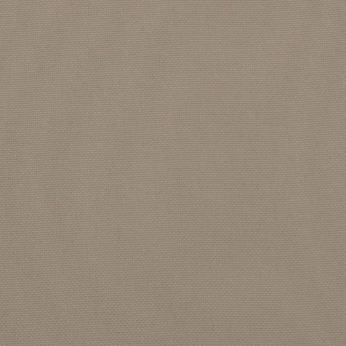 Кръгла възглавница таупе Ø 100 x11 см Оксфорд плат