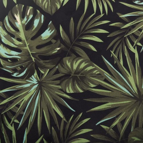 Кръгъл хокер за съхранение, многоцветен, текстил 31 x 37 cm