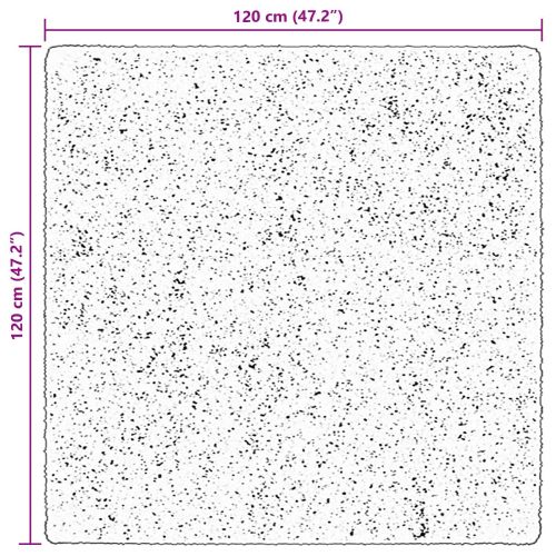 Килими за помещение HUARTE Кафяво 120 x 120 cm Полиестер