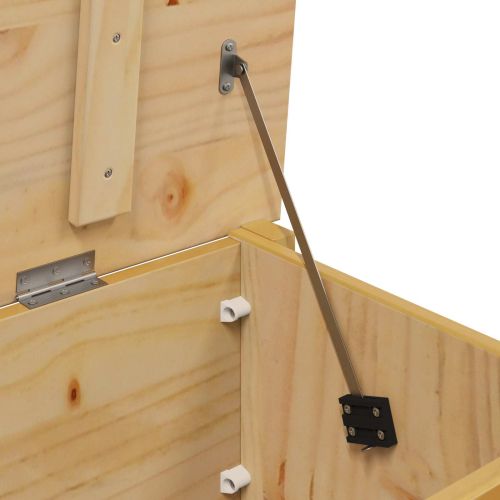 Кутия за съхранение Hill Меден кафяв 90 x 40 x 45 cm