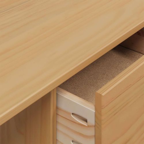 桌 с чекмеджета Меден кафяв 100 x 45 x 74 см Солиден бор