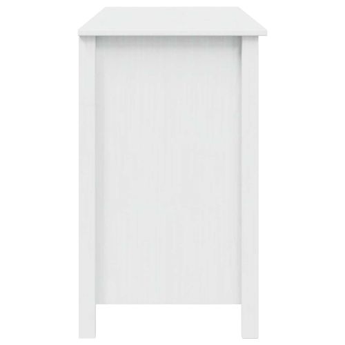 桌 с чекмеджета с чекмедже Бяло 100 x 45 x 74 см Солиден бор