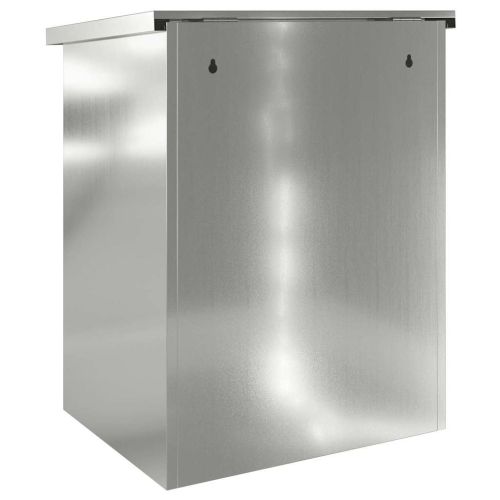 Пощенска кутия за пратки със съхранение Черно 47.5 x 38 x 59 см