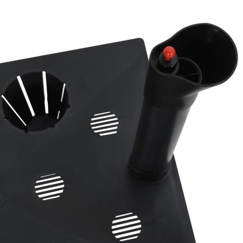 Повдигнато градинско легло антрацит 60x25x46 см PP ратан