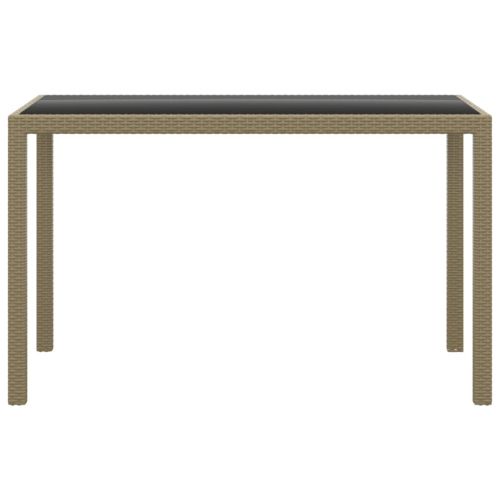 Градински комплект с възглавници, 3 части, полиратан, бежов