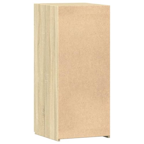 Сайдборд, дъб сонома, 40x42,5x93 см, инженерно дърво