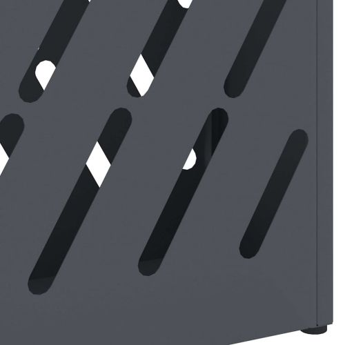 Стойка за чадър Антрацит 28 x 12 x 41 см Стомана