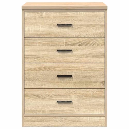 Гаражен шкаф за съхранение, дъб сонома, 60x51x85 см, бор масив