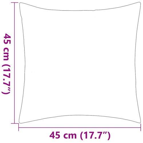 Градински възглавници, 4 бр, 45x45 см, ябълково зелени