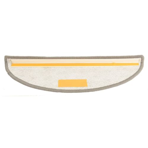 Постелки за стъпала, 15 бр, светлосиви, 56x17x3 см