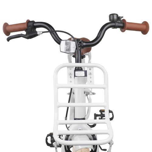 Детски Велосипед 22 инча за деца на възраст 7-12 години Бяло