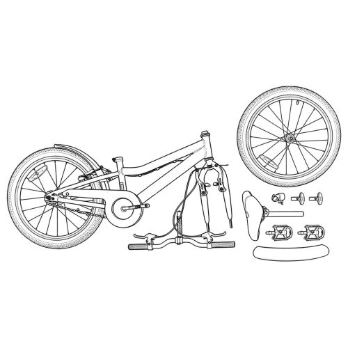 Детски Велосипед 22 инча за деца на възраст 7-12 години