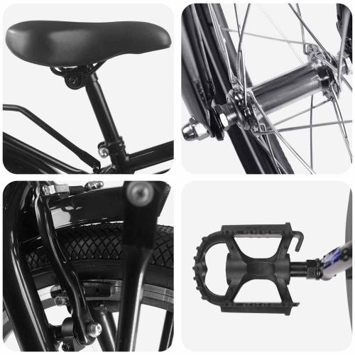 Детски Велосипед 20 инча за 6–11 години Черно