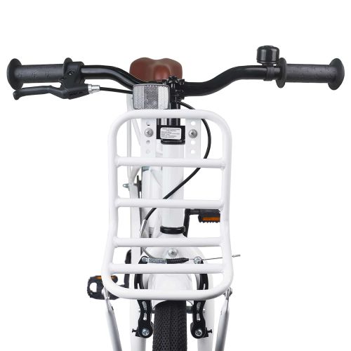 Детски Велосипед 22 инча за деца на възраст 7-12 години Бяло