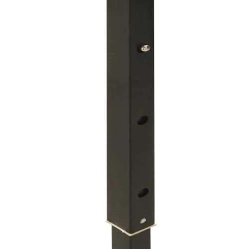 Сгъваема парти палатка със странични стени, червена, 2x2 м