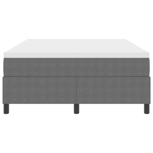 Легло с пружинирана основа Светлосив и бял 140 x 190 cm