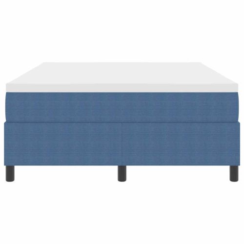 Легло с пружинирана основа Синьо и бяло 160 x 200 cm