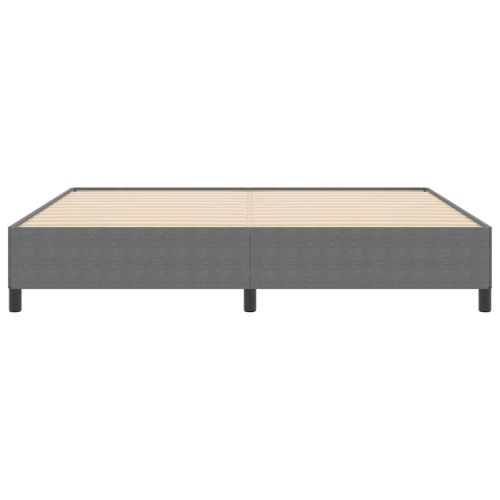 Легло с пружинирана основа Светлосиво 200 x 200 cm