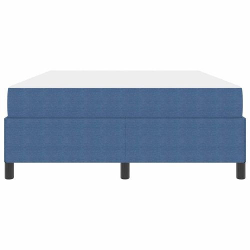 Рамка за легло с матрак Синьо 160 x 200 cm текстил