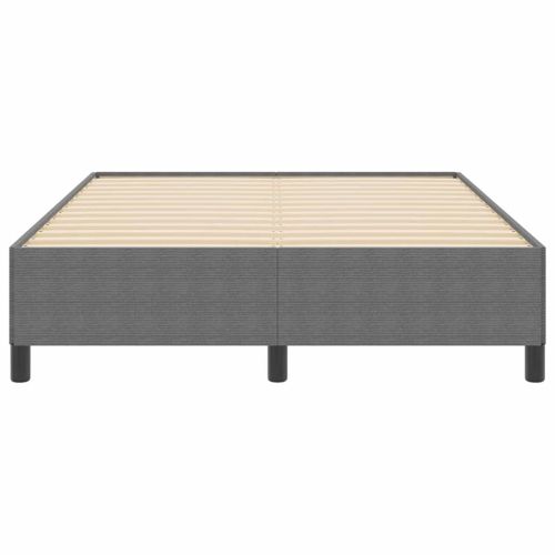 Легло с пружинирана основа Светлосиво 140 x 200 cm