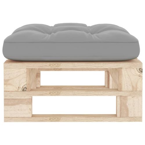 Градинска палетна табуретка импрегнирано борово дърво