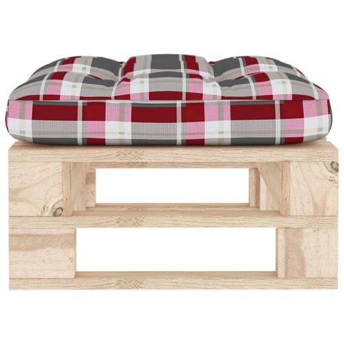 Градинска палетна табуретка импрегнирано борово дърво