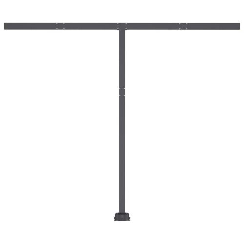 Свободностояща ръчно прибираща се тента, 350x250 см, синьо/бяло