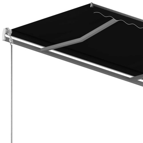 Свободностояща ръчно прибираща се тента, 350x250 см, антрацит