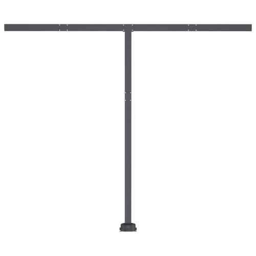 Свободностояща ръчна тента, 350x250 см, оранжево/кафяво