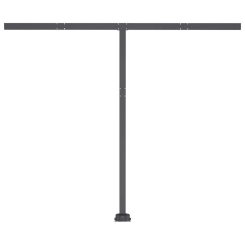 Ръчно прибираща се тента с LED, 350x250 см, антрацит