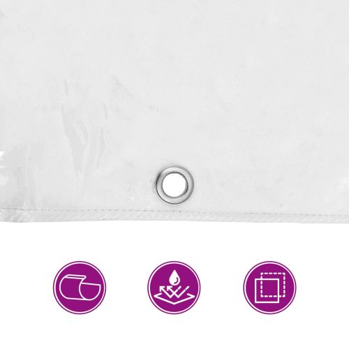 Платно с детайли Прозрачен 2 x 2 m Полиетилен