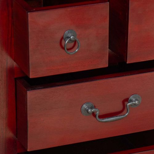 Плика Кафяво 45 x 35 x 100,5 см Масивно махагоново дърво