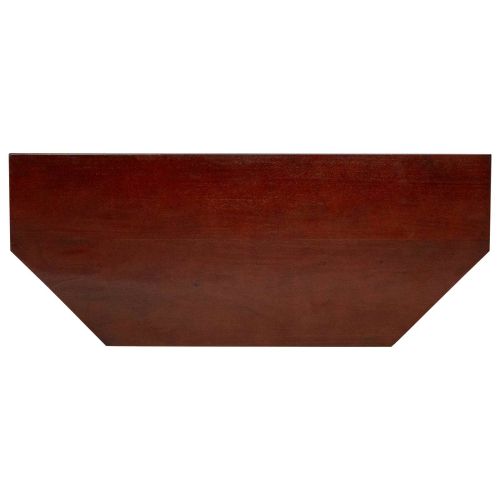 ТВ шкаф Кафяво 100 x 40,5 x 46 см Масивно махагоново дърво