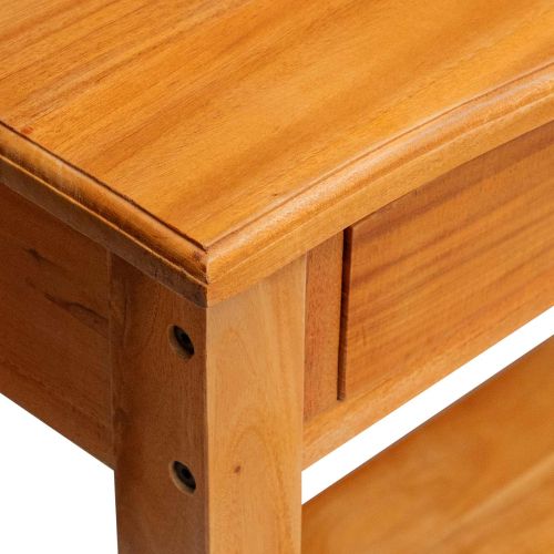 Конзолна маса с чекмедже Естествен 115 x 32 x 76 см