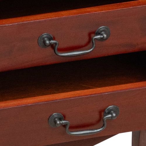 Странична маса с чекмедже Кафяво 60,5 х 30 х 61 см