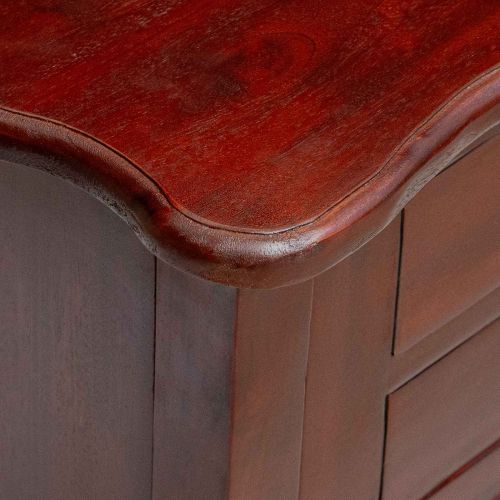 Странична маса с чекмедже Кафяво 60,5 х 30 х 61 см