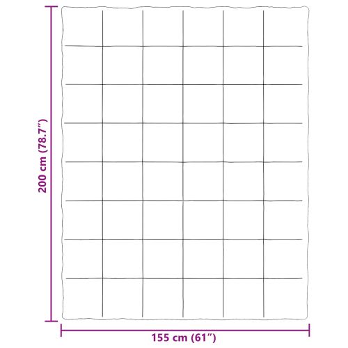 Пълно годишно юрганче Патичено Зелен 155 x 200 см Микрофибър
