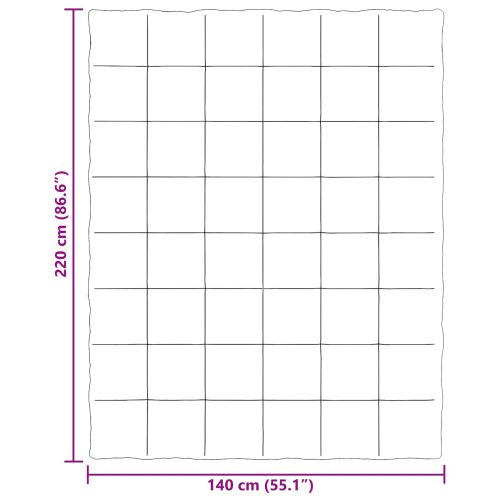 Пълно годишно юрганче Патичено Зелен 140 x 220 cm Микрофибър