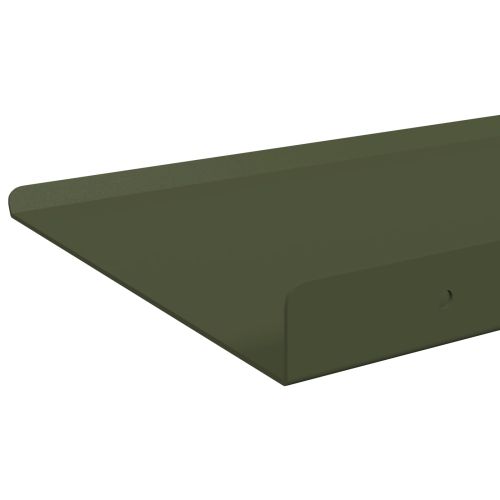 Плаващ рафт 2 pcs Маслинено зелено 60 x 18 x 2,5 см Стомана