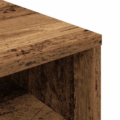 Библиотека, старо дърво, 34x31x80 см, инженерно дърво